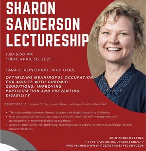Sharon Sanderson Lecture/ CEU Certificate