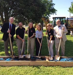 Groundbreaking for the new OU Physical Therapy Clinic