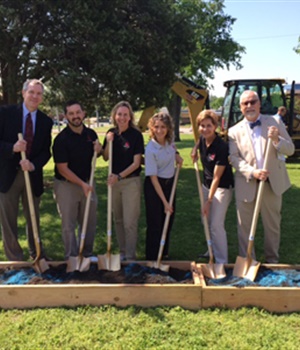 Groundbreaking for the new OU Physical Therapy Clinic