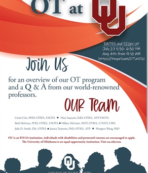 OT at OU: Overview Q & A