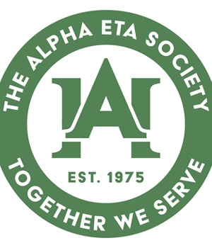 Students Receive Awards through Alpha Eta National Honor Society