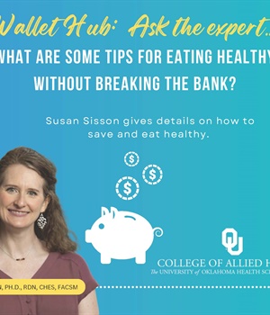 Dr. Susan Sisson Gives Details on How to Save and Eat Healthy