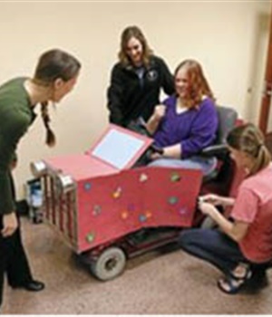 OU-Tulsa students team with Center for Individuals with Physical Challenges for Halloween costumes