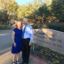 Dean Knehans visits Cooper Clinic in Dallas