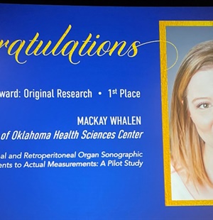 OU Sonography Students continue tradition of SDMS Award Success