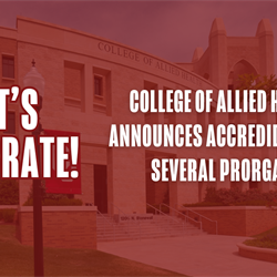 College of Allied Health Celebrates Program Accreditations and Reaccreditations