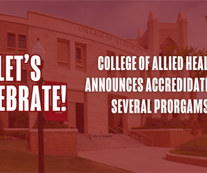 College of Allied Health Celebrates Program Accreditations and Reaccreditations