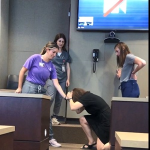 Communication Sciences and Disorders first year students complete CSD 5530