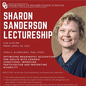 Sharon Sanderson Lecture/ CEU Certificate