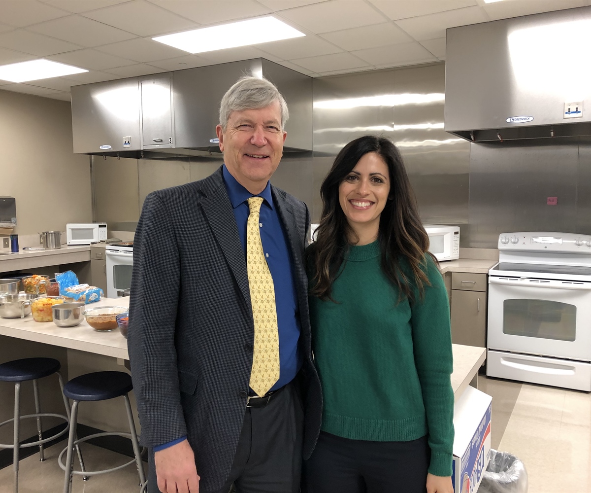 Adrien Malek Visits the Department of Nutritional Sciences