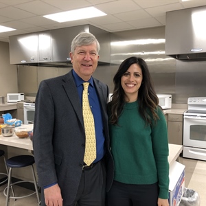 Adrien Malek Visits the Department of Nutritional Sciences