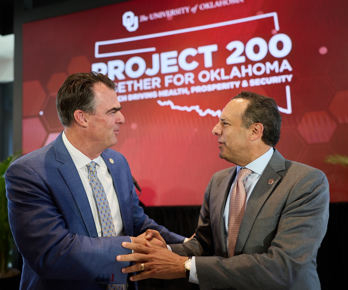 University of Oklahoma Launches Project 200, a Generational Investment in Oklahoma’s Future