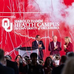 A Game Changer: Harold Hamm commits largest gift in OU history to lift health of Oklahoma, name Health Campus